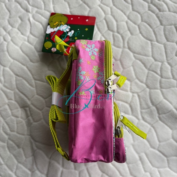 Grinch Sequin Kids Backpack - Picture 6 of 11